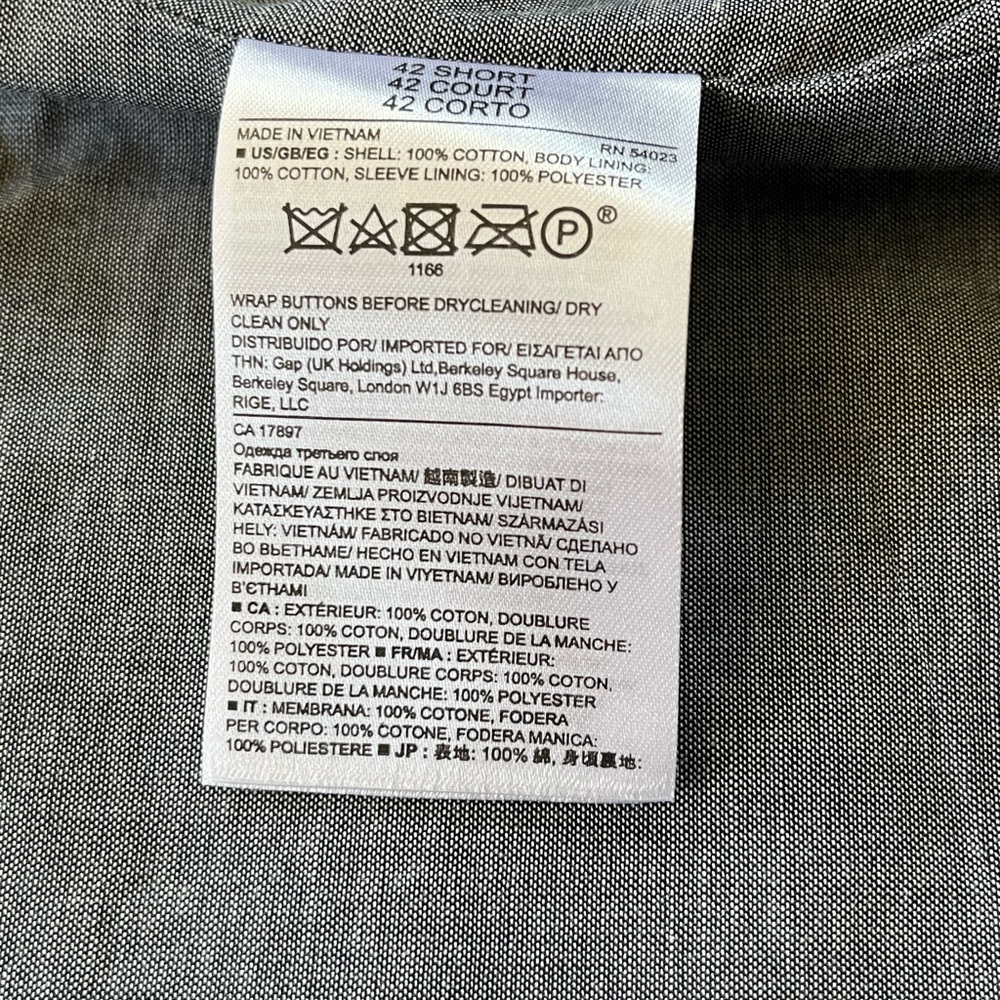 Banana Republic Charcoal Blazer - Picture 4 of 4